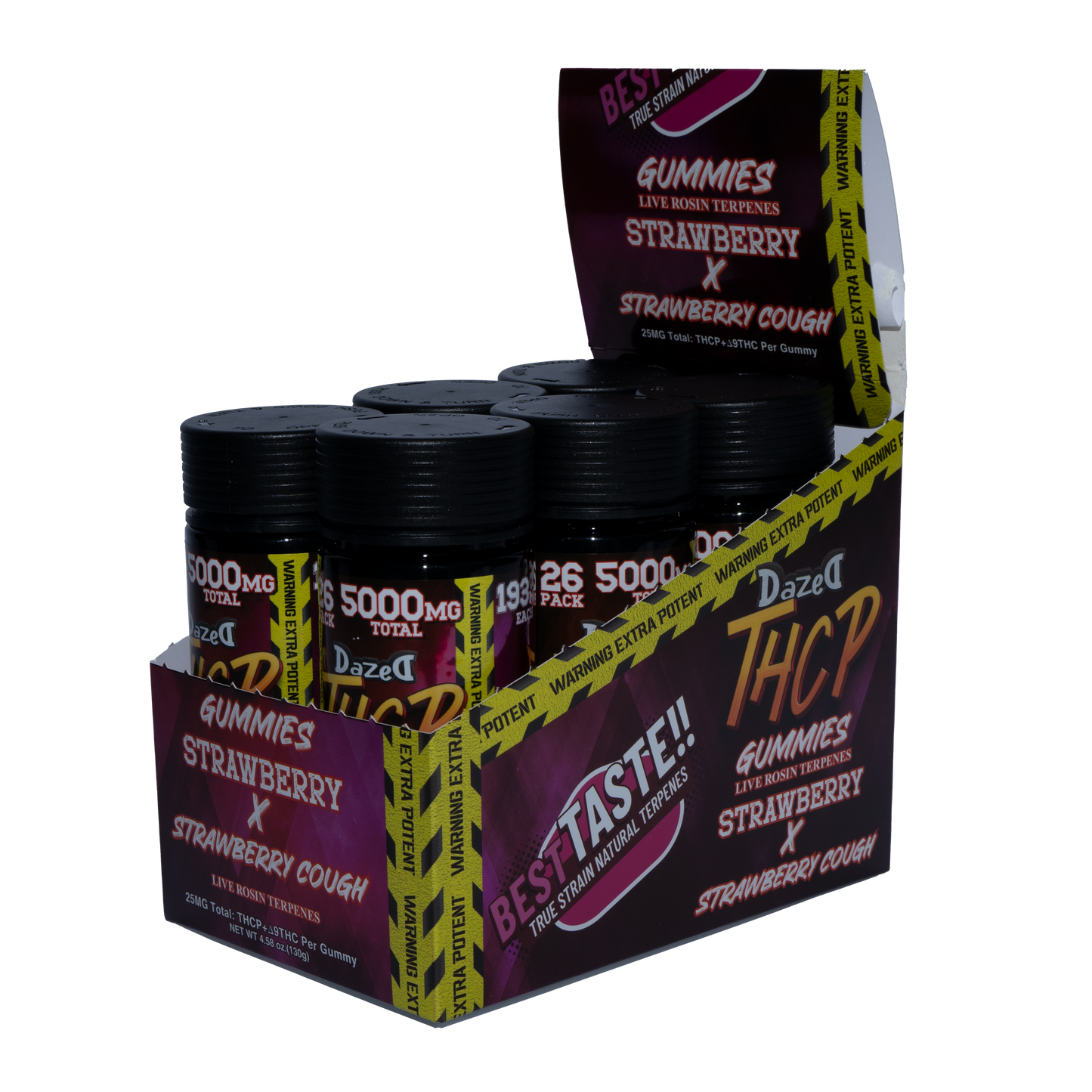 Dazed THC-P Gummy - Strawberry (2pk/26pk)