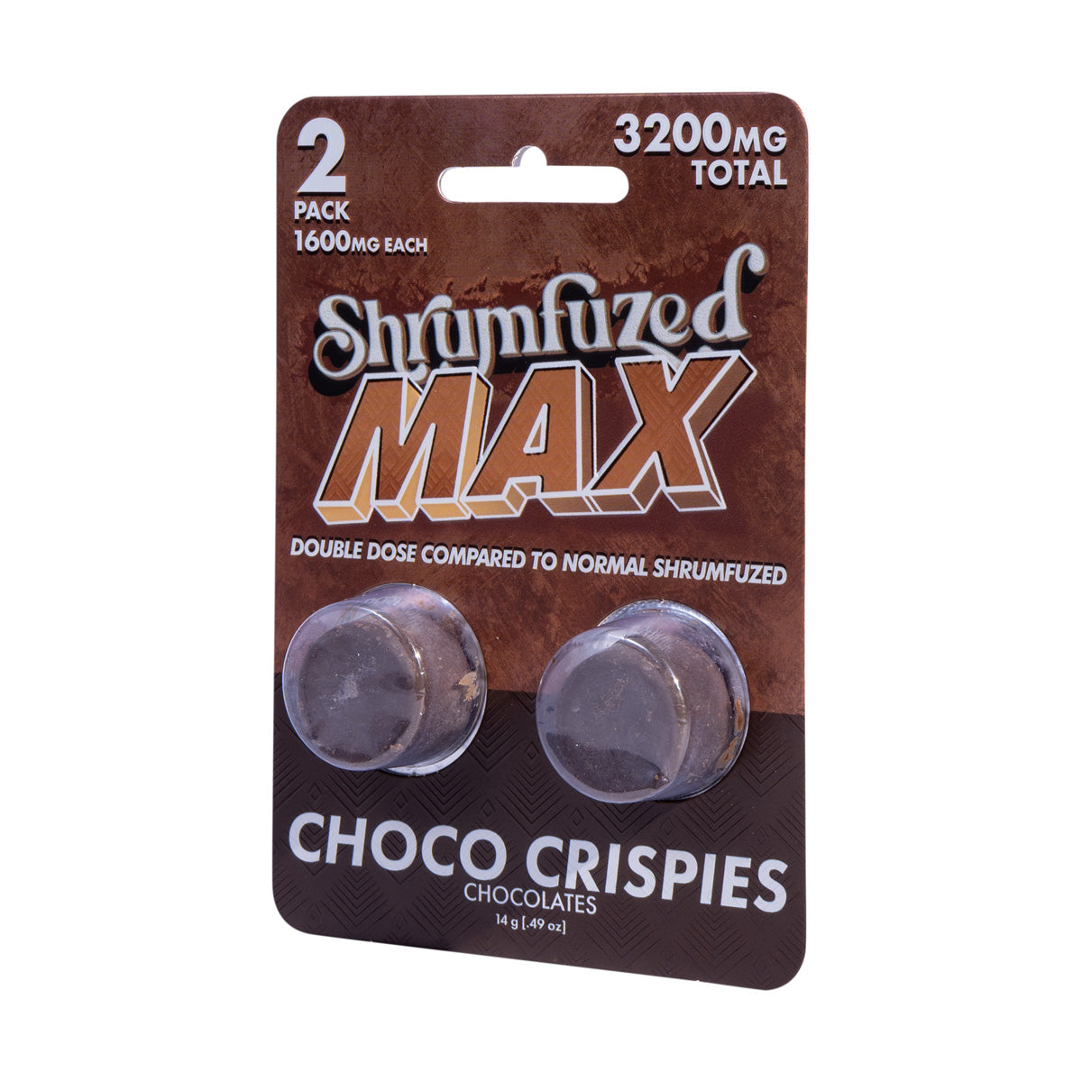 Shrumfuzed MAX 1600mg Chocolates - Choco Crispies (2pk/6pk)