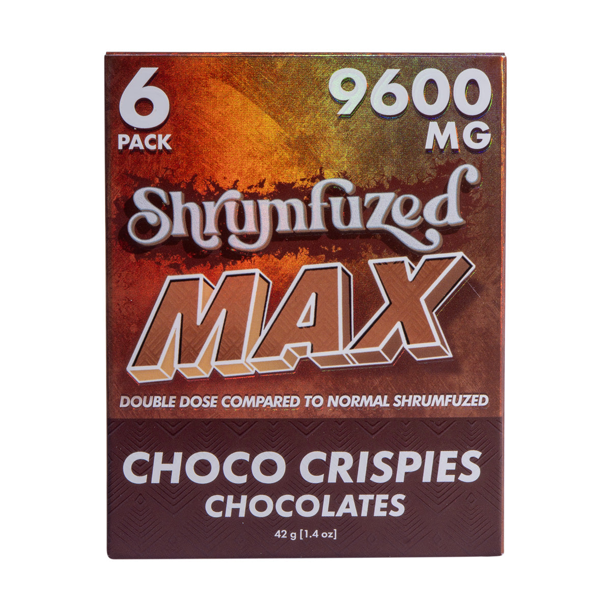 Shrumfuzed MAX 1600mg Chocolates - Choco Crispies (2pk/6pk)