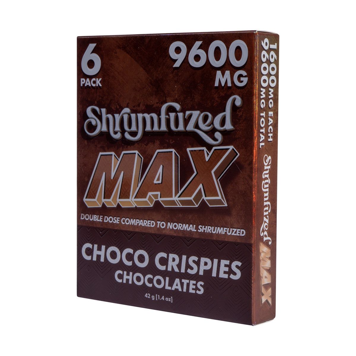 Shrumfuzed MAX 1600mg Chocolates - Choco Crispies (2pk/6pk)