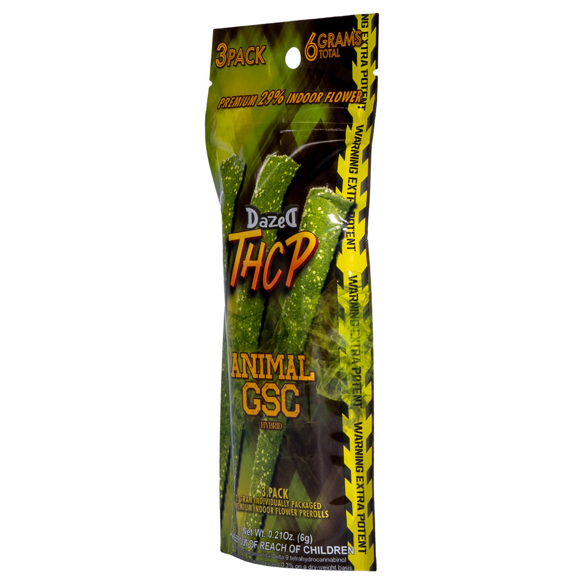 Dazed Pre-Roll - THCP - Animal GSC (2G)
