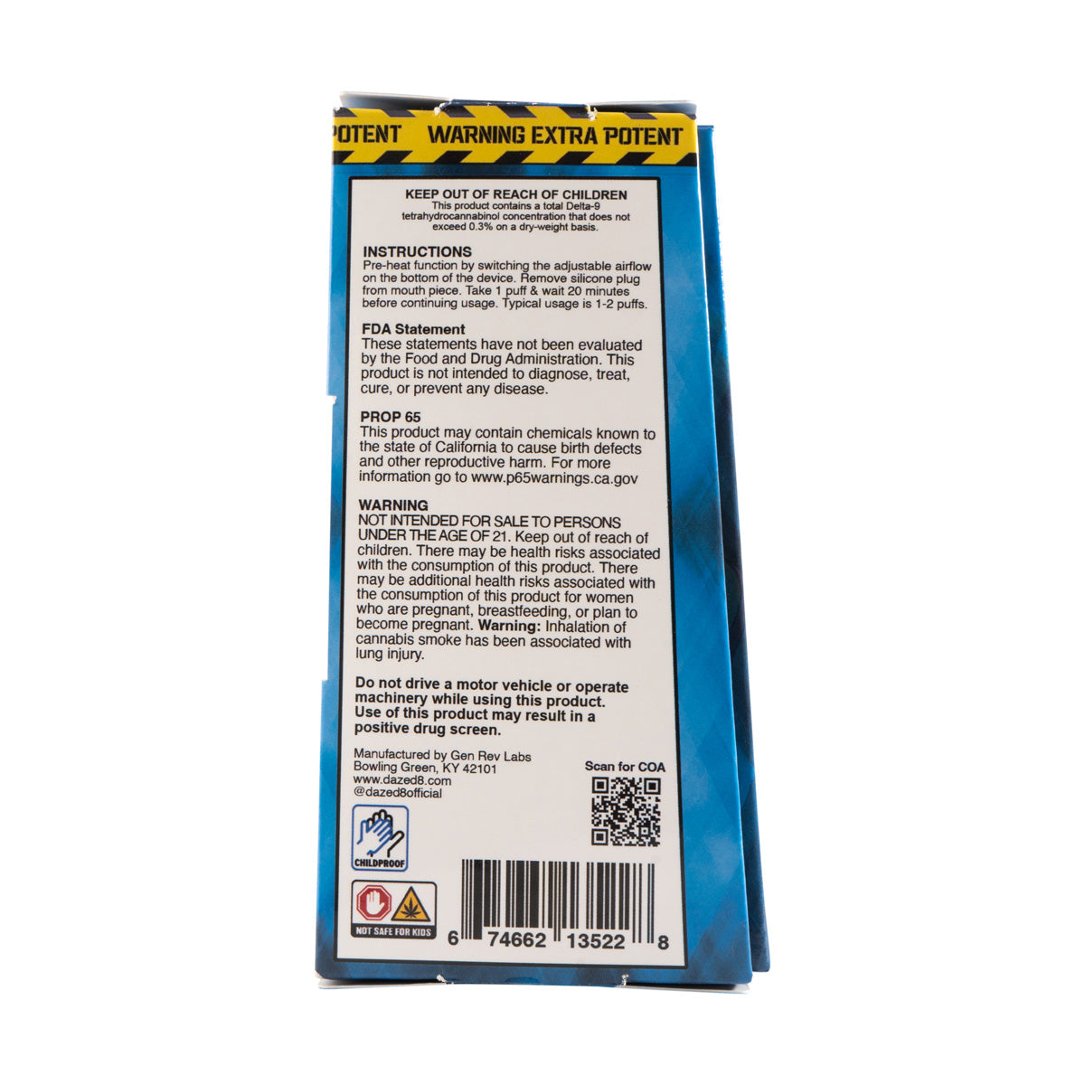 Dazed THCP Disposable - Brazz Tazz (4.2G)