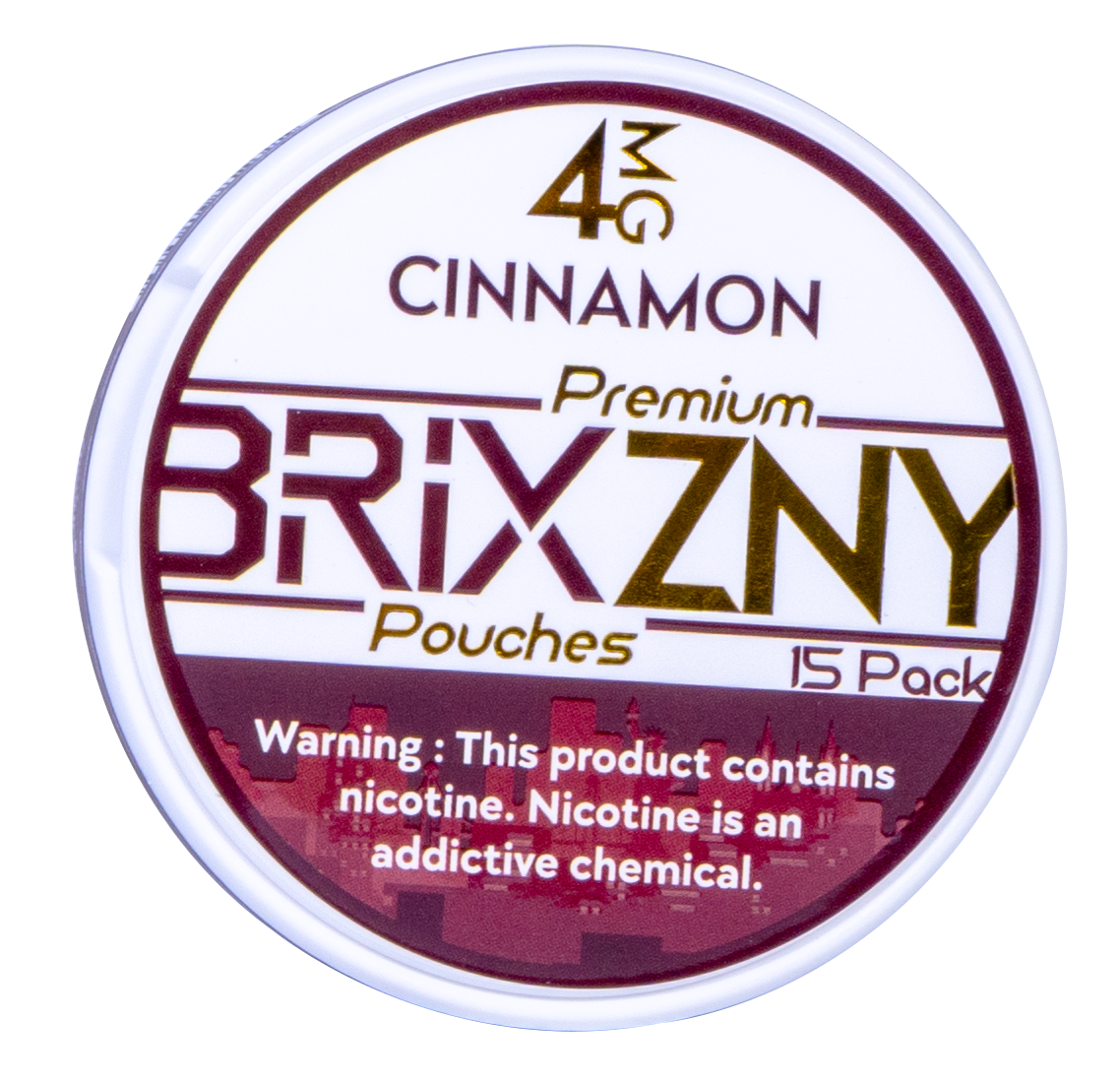 BRIXZ Nicotine Pouch - 4mg, 8mg, 12mg - Cinnamon