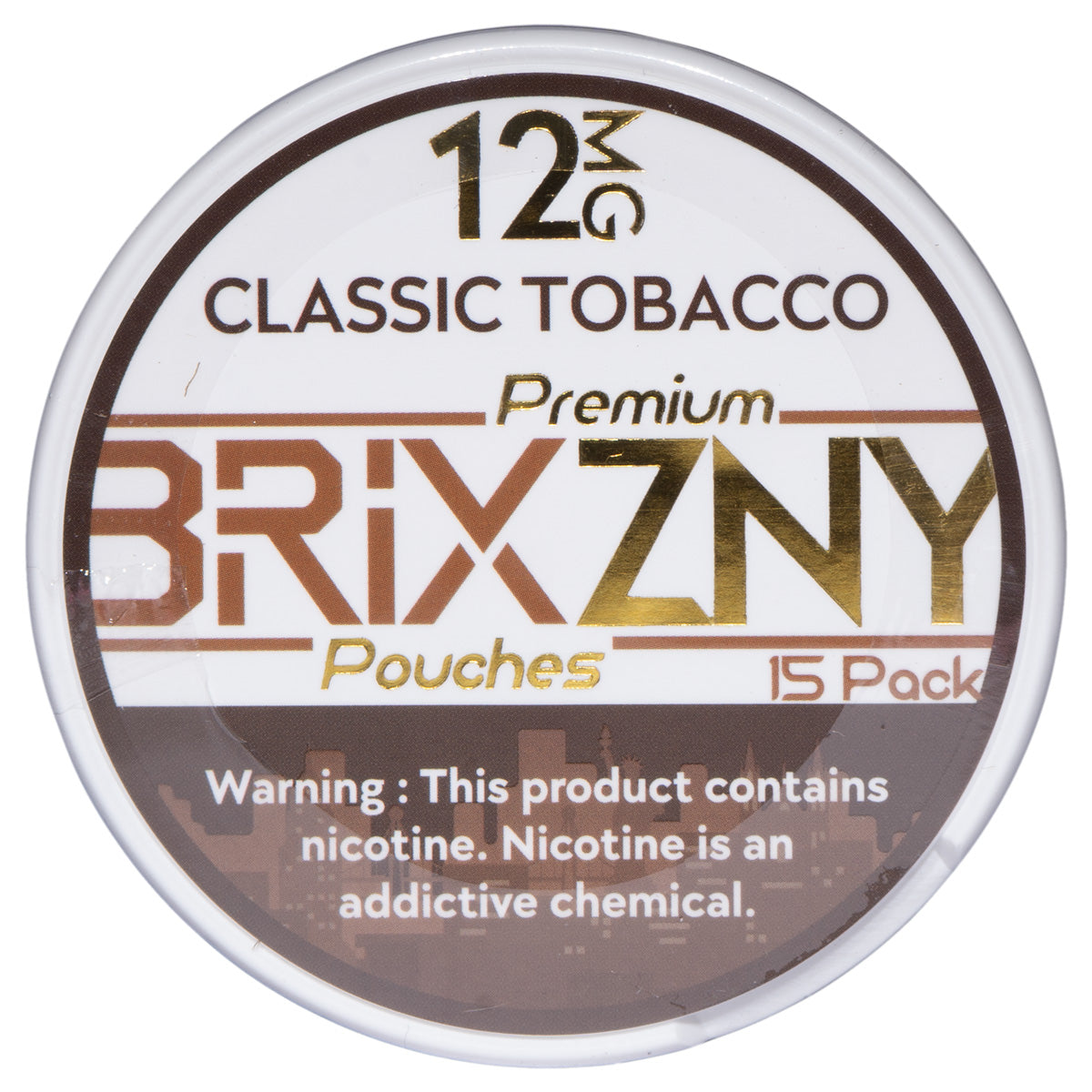 BRIXZ Nicotine Pouch - 4mg, 8mg, 12mg - Classic Tobacco