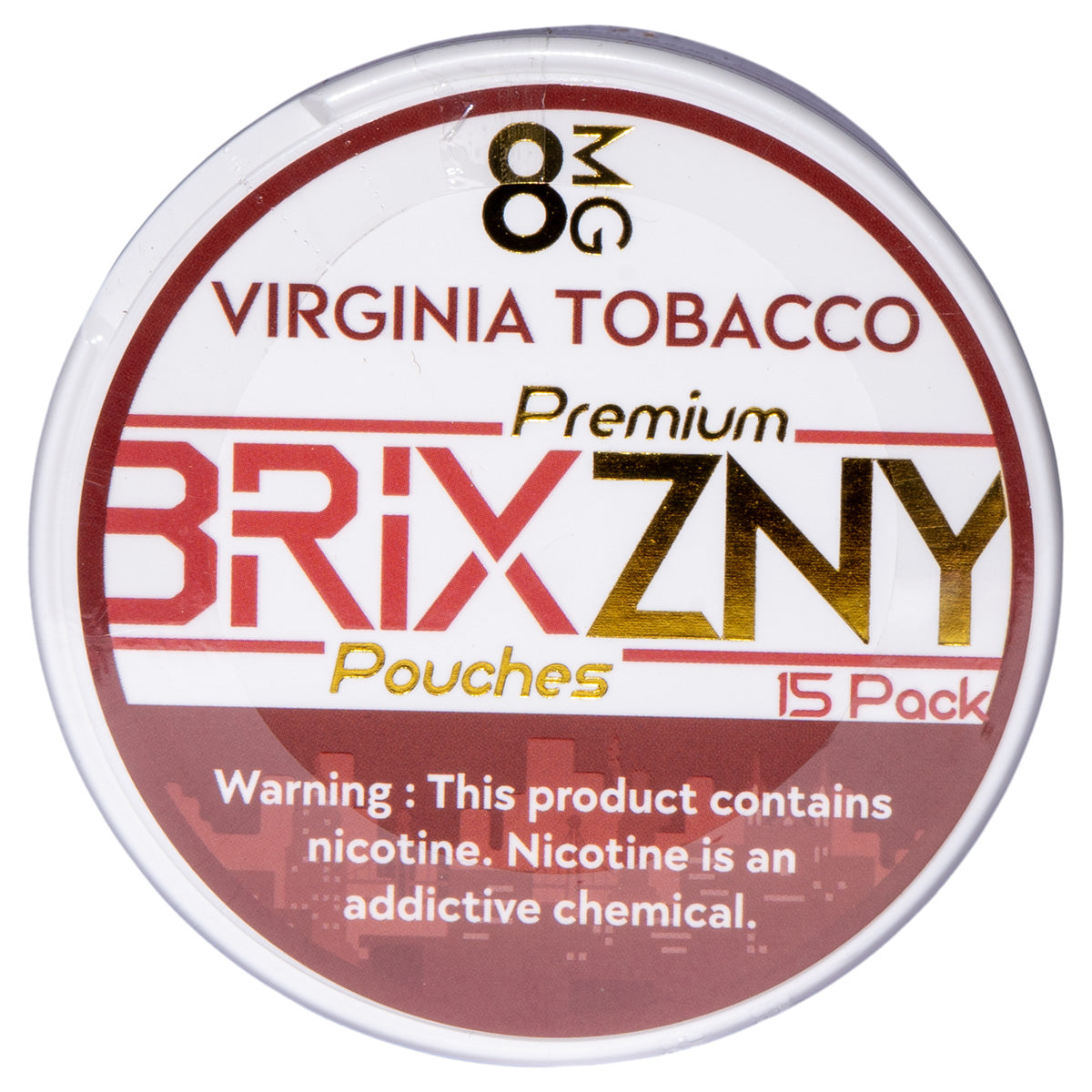 BRIXZ Nicotine Pouch - 4mg, 8mg, 12mg - Virginia Tobacco