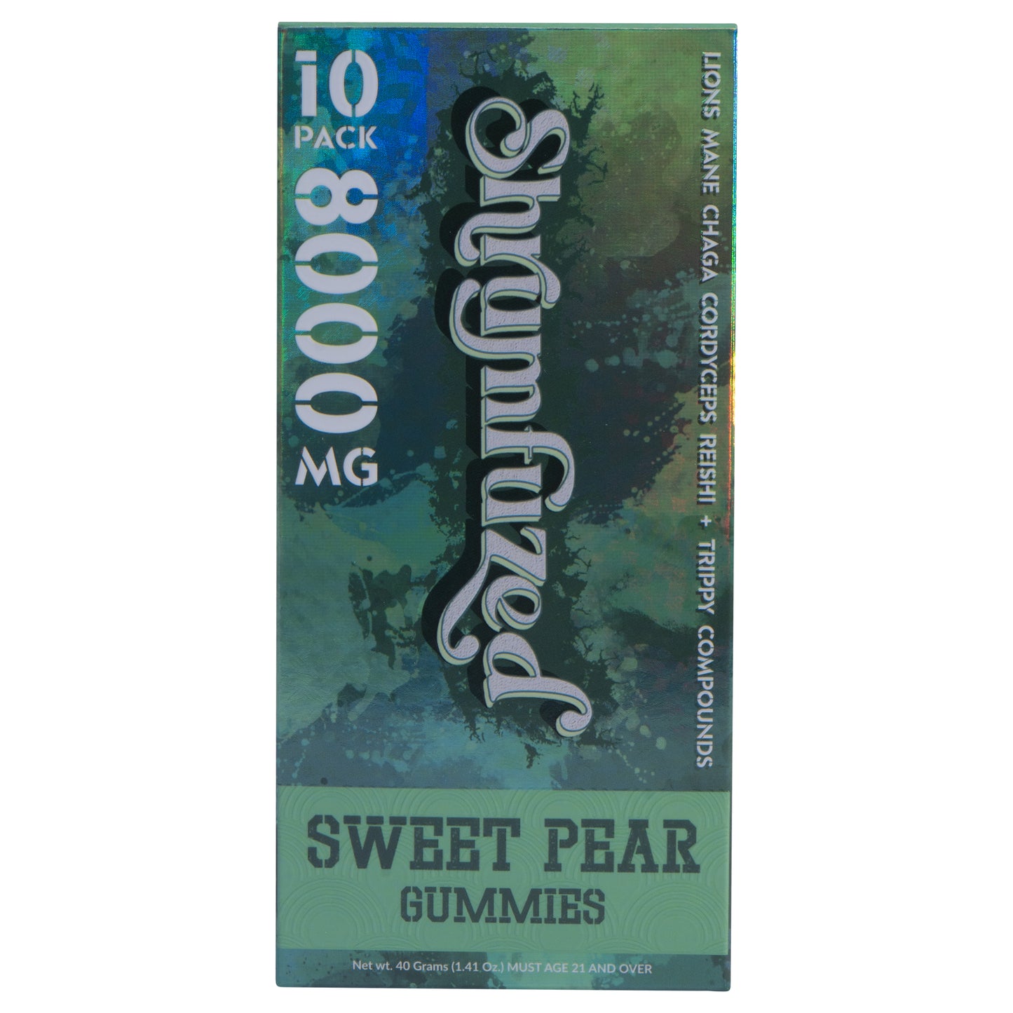 Shrumfuzed 800mg Gummies - Sweet Pear (4pk/10pk)
