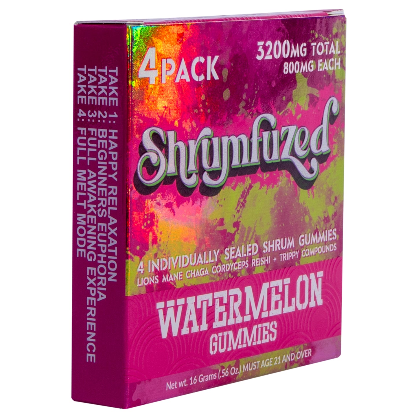 Shrumfuzed 800mg Gummies - Watermelon (4pk/10pk)