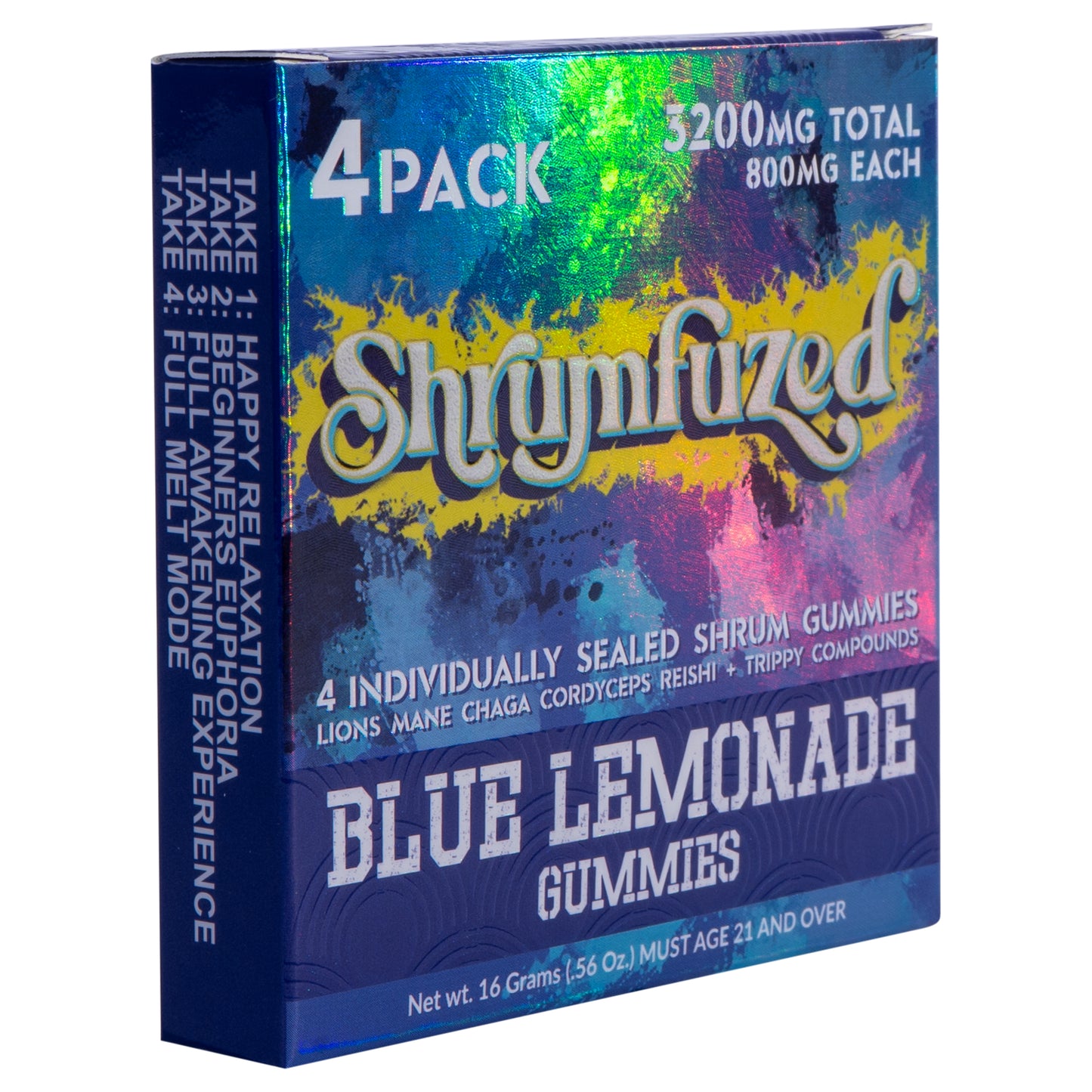 Shrumfuzed 800mg Gummies - Blue Lemonade (4pk/10pk)