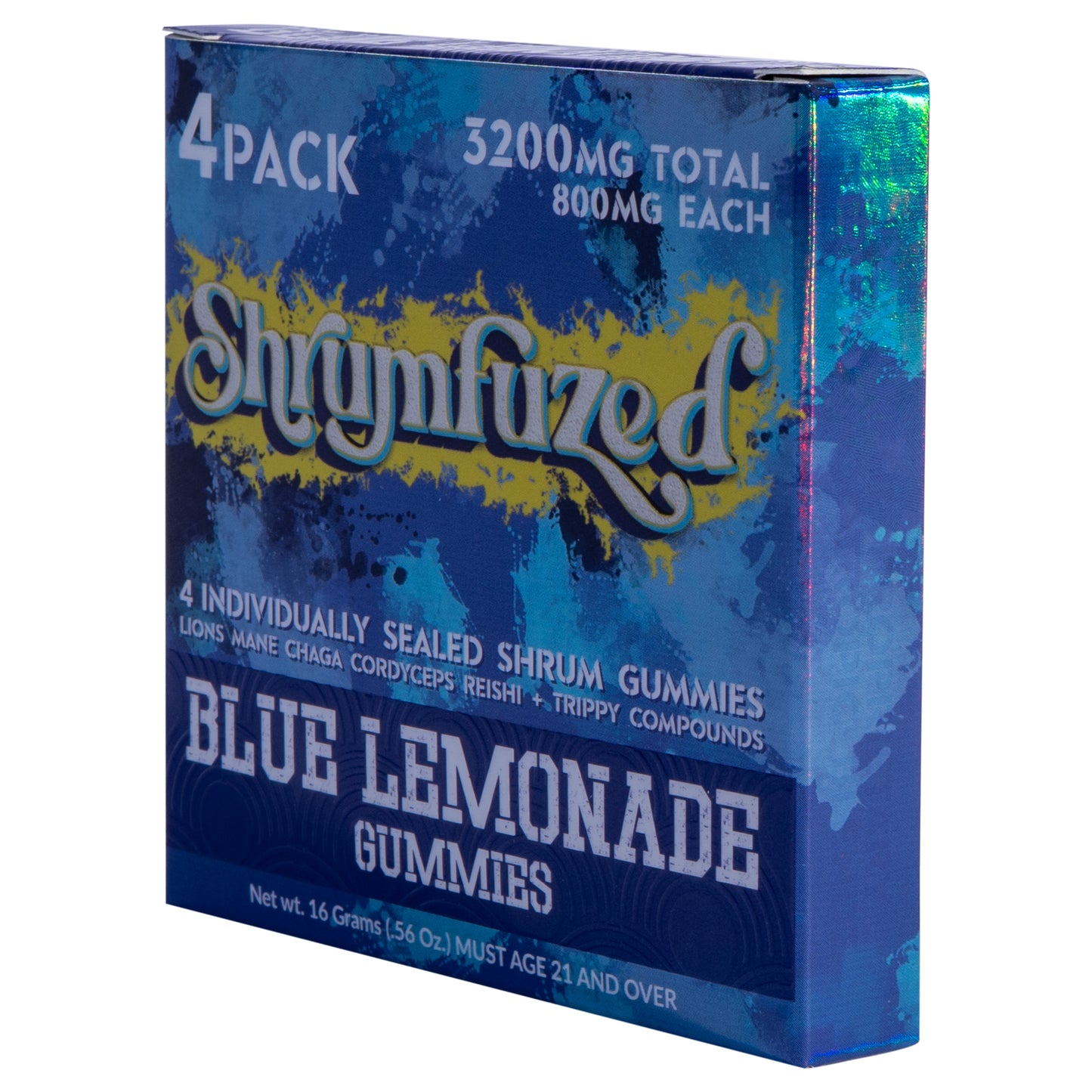 Shrumfuzed 800mg Gummies - Blue Lemonade (4pk/10pk)
