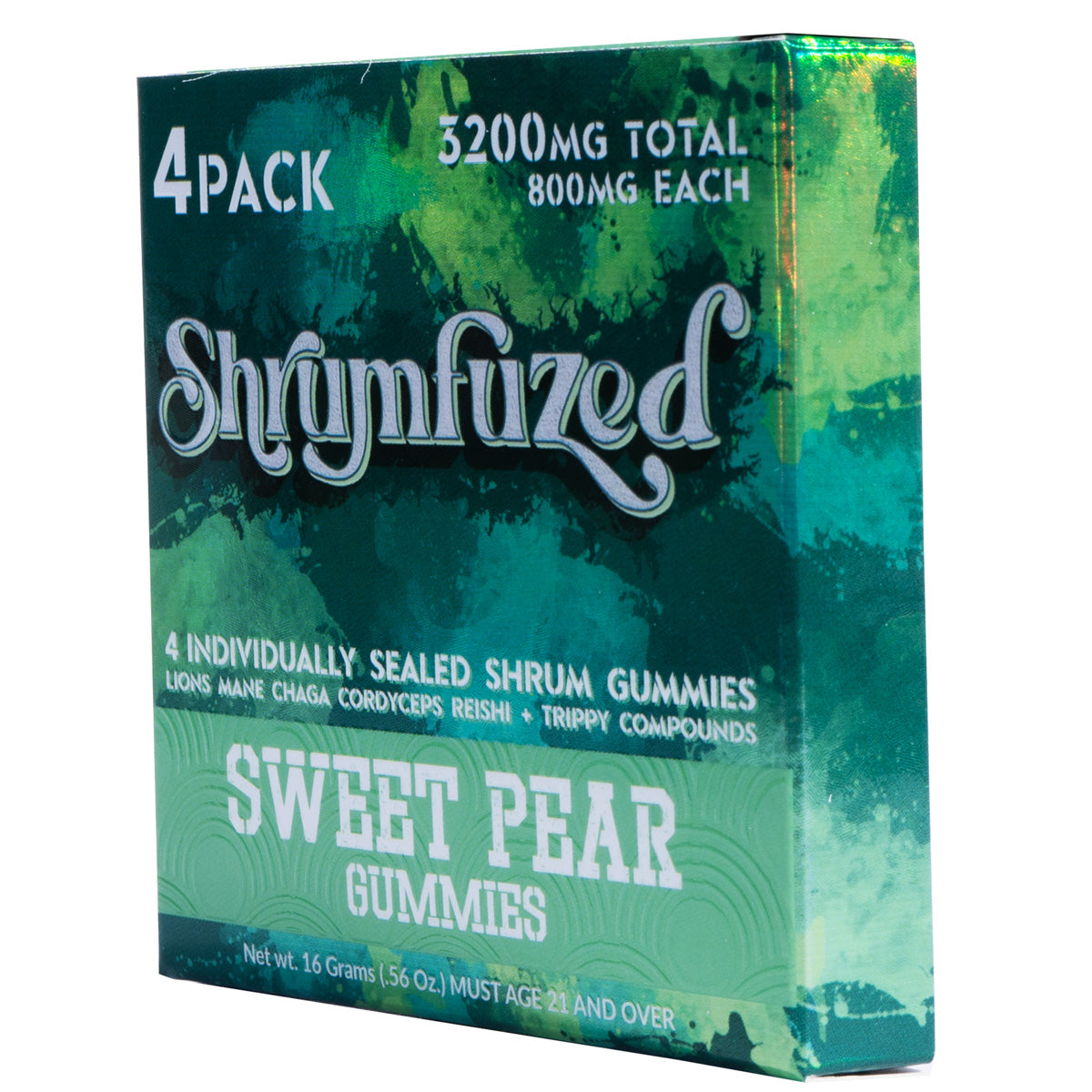 Shrumfuzed 800mg Gummies - Sweet Pear (4pk/10pk)