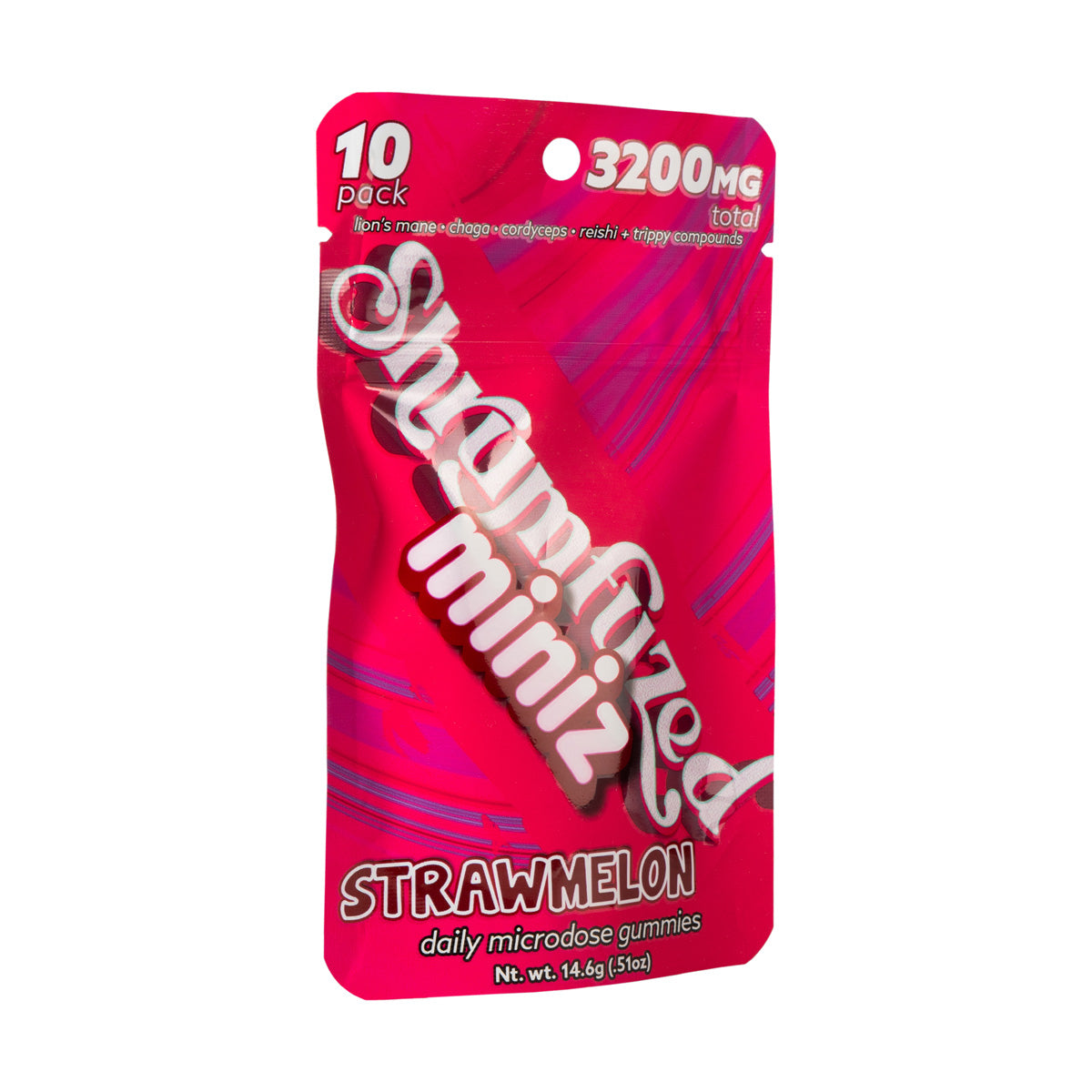 Shrumfuzed Miniz - 320mg Gummies - Strawmelon (10pk/100pk)