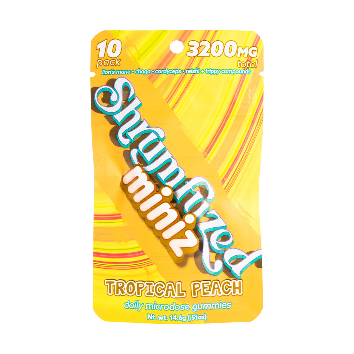 Shrumfuzed Miniz - 320mg Gummies - Tropical Peach (10pk/100pk)