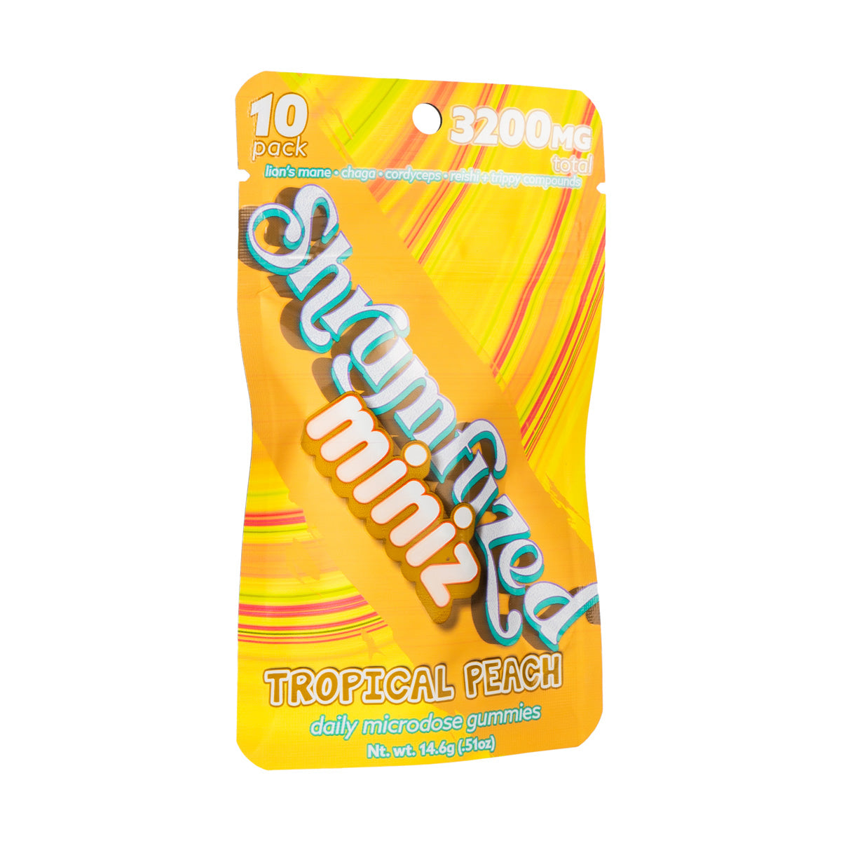Shrumfuzed Miniz - 320mg Gummies - Tropical Peach (10pk/100pk)