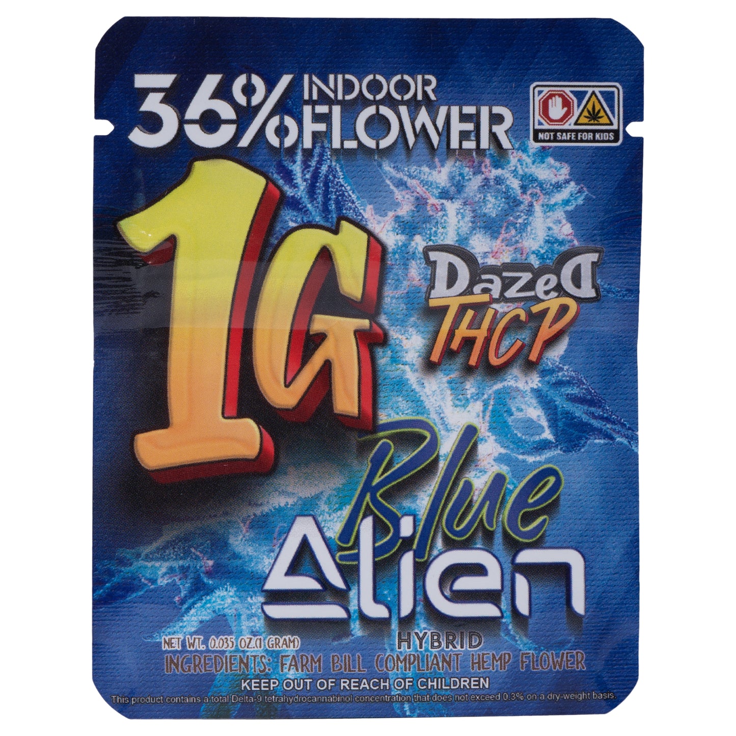 Dazed THCP Flower - Blue Alien (1G/4G)