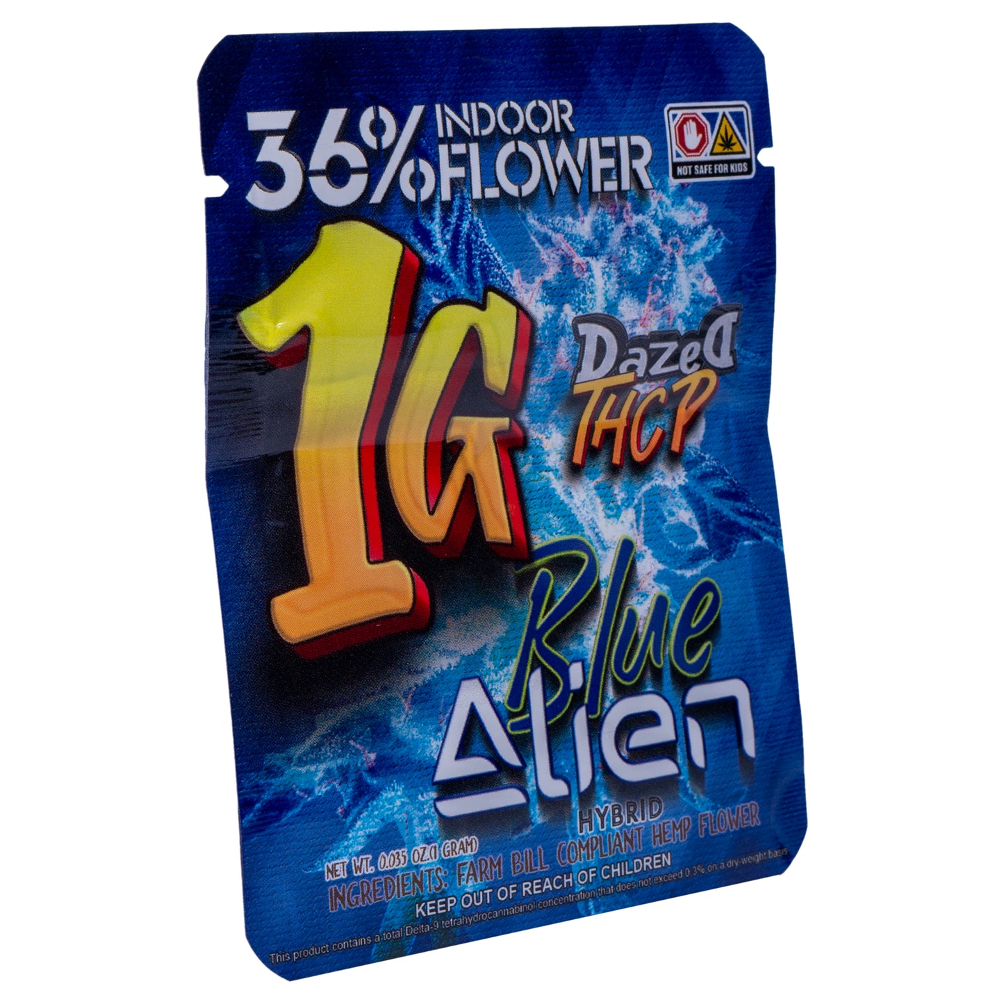 Dazed THCP Flower - Blue Alien (1G/4G)