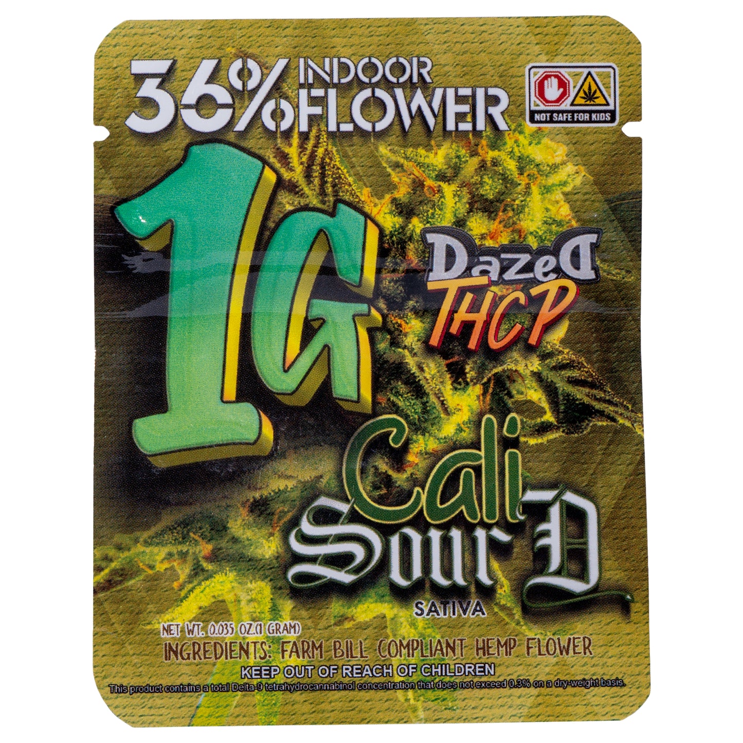 Dazed THCP Flower - Cali Sour D (1G/4G)