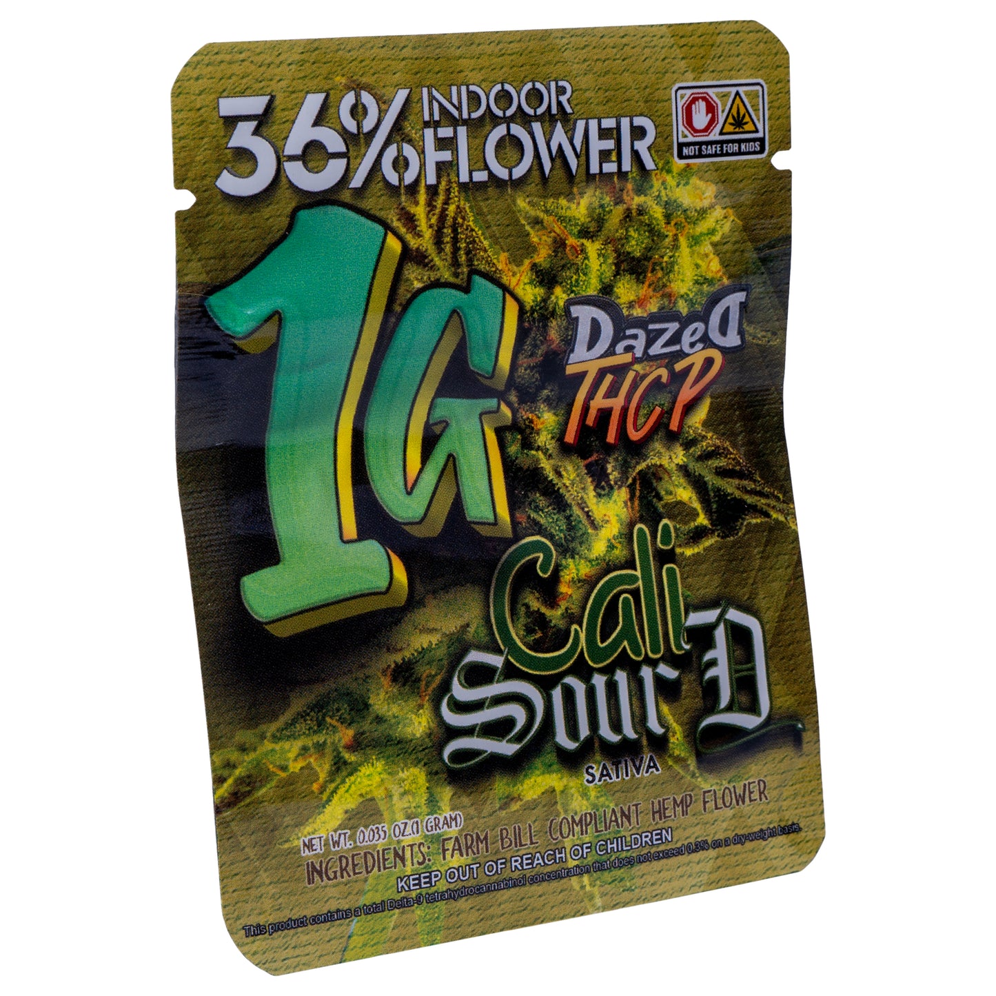 Dazed THCP Flower - Cali Sour D (1G/4G)