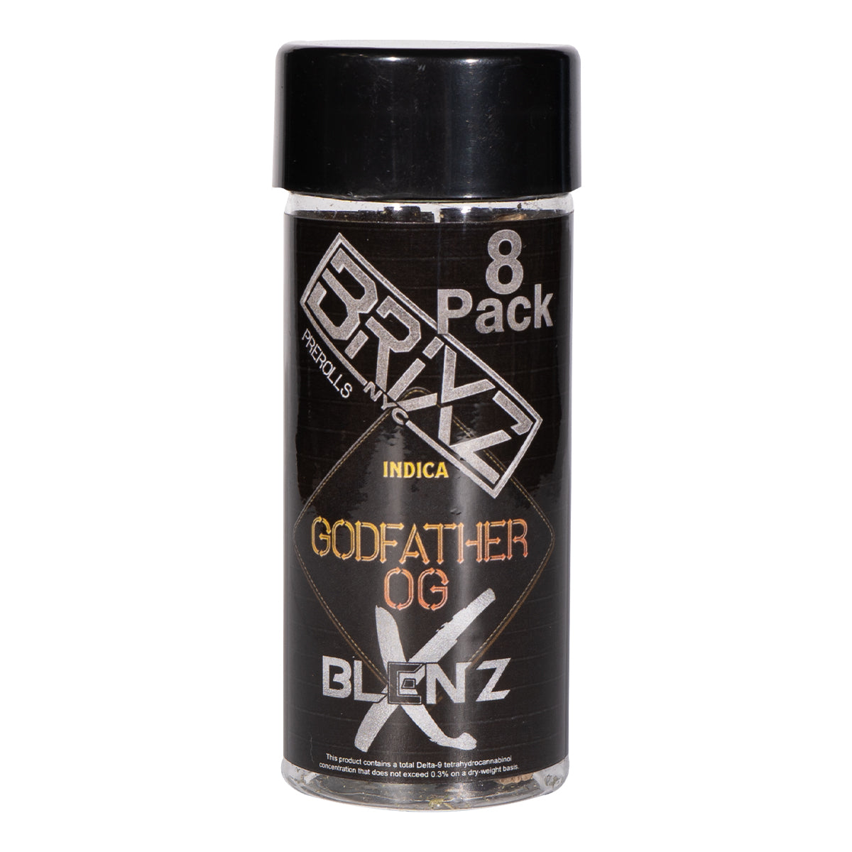 BRIXZ X Blenz 8pk Pre-Roll - Godfather OG (.75G)