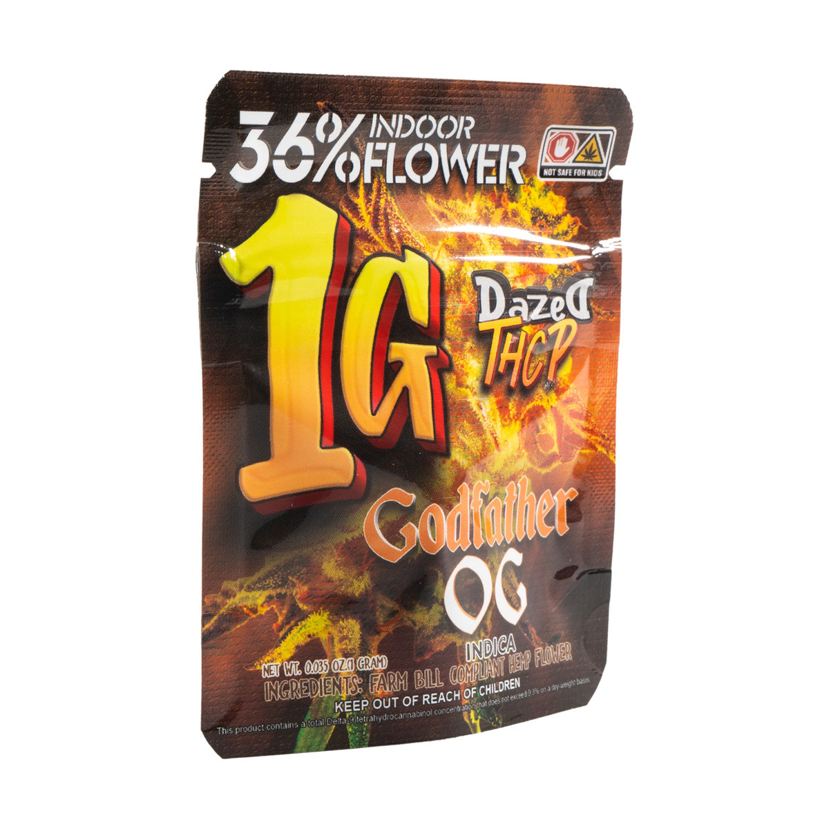 Dazed THCP Flower - Godfather OG (1G/4G)