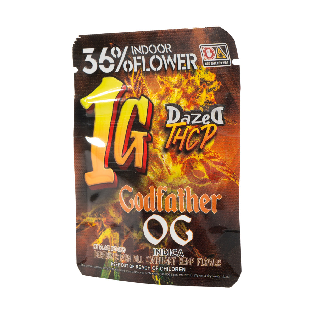 Dazed THCP Flower - Godfather OG (1G/4G)