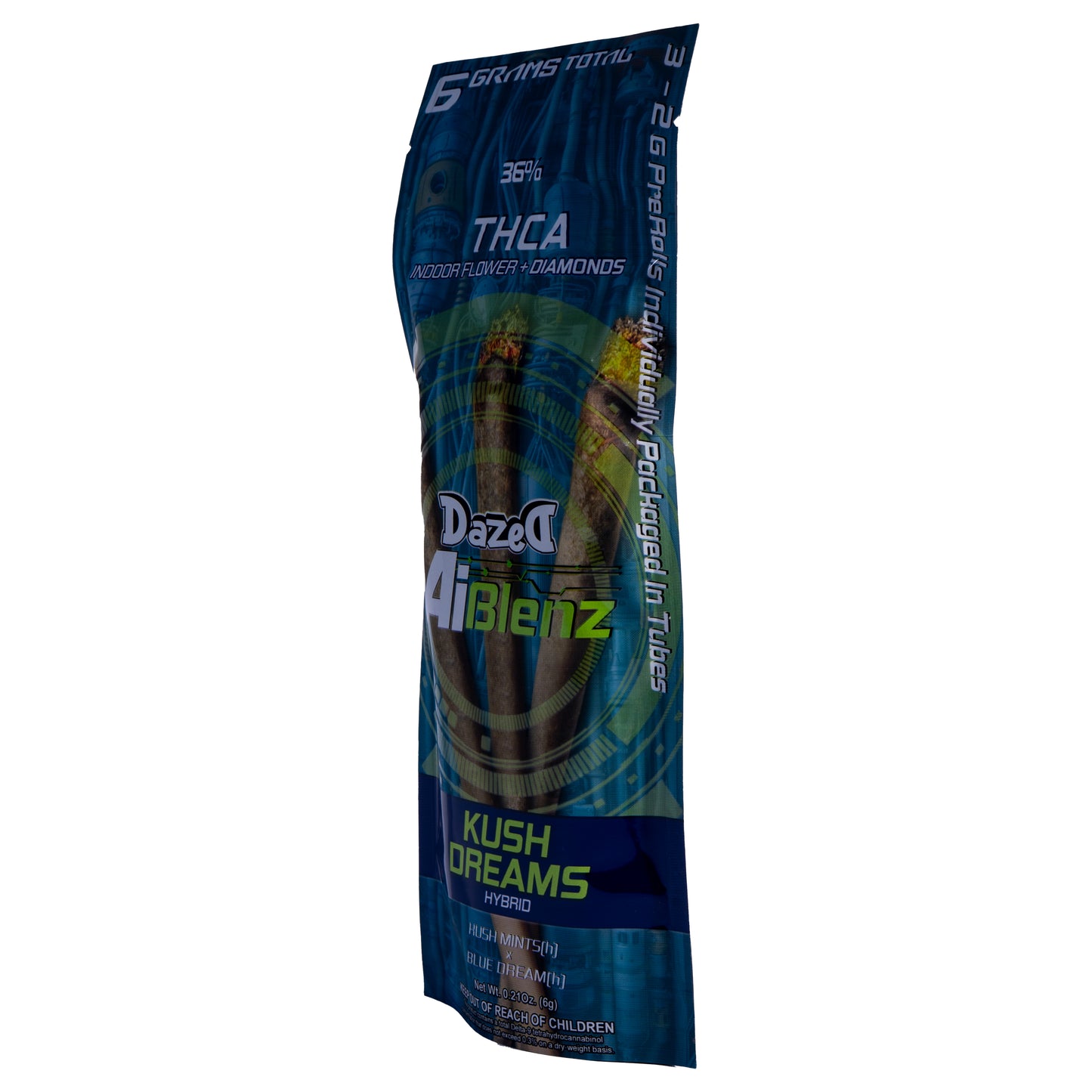 Ai Blenz 3pk Pre-Roll - THC-A - Kush Dreams (2G)