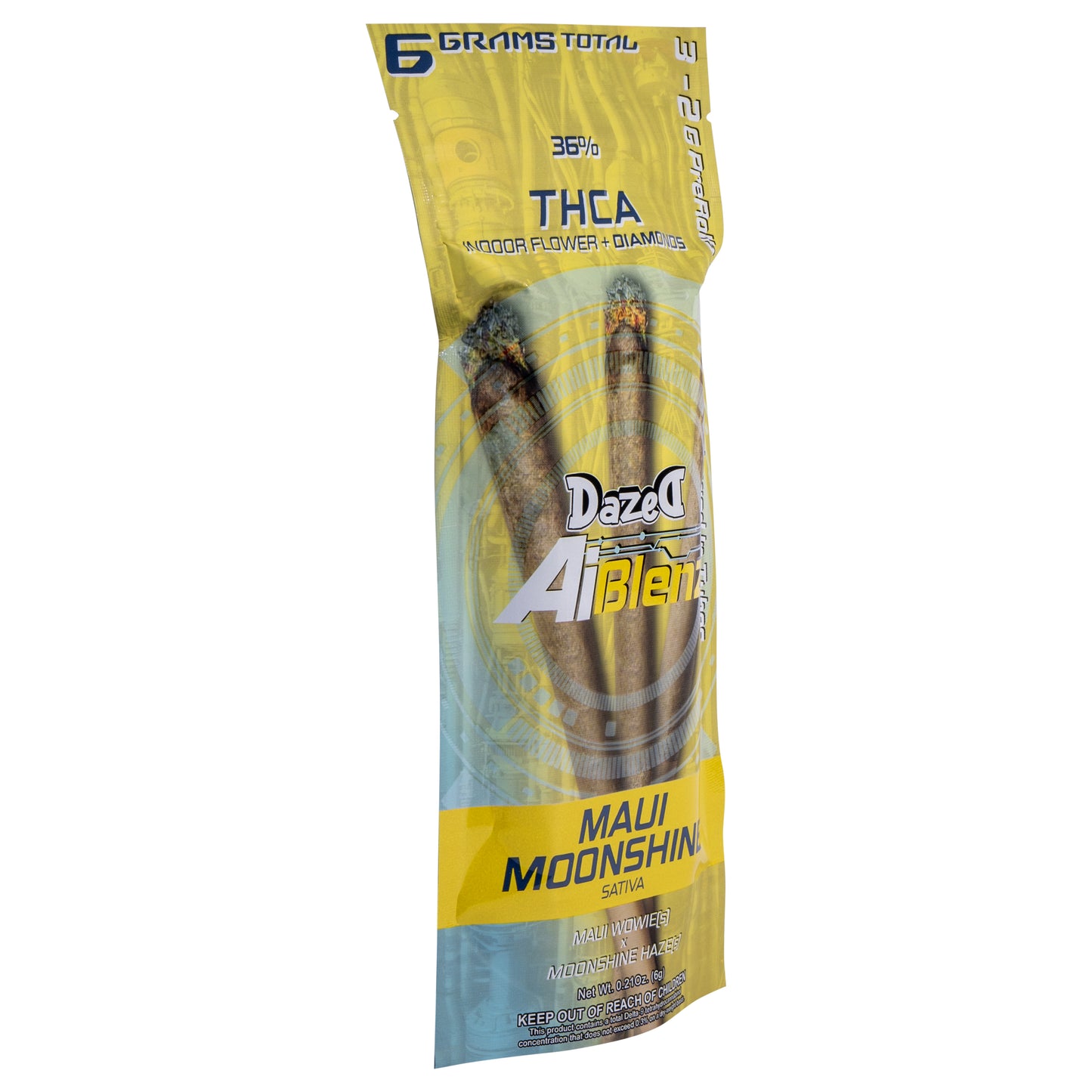 Ai Blenz 3pk Pre-Roll - THC-A - Maui Moonshine (2G)