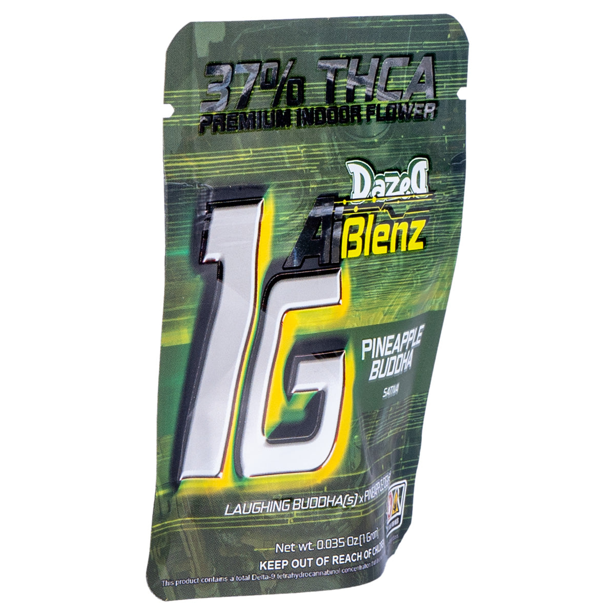 Ai Blenz THC-A Flower - Pineapple Buddha (1G)
