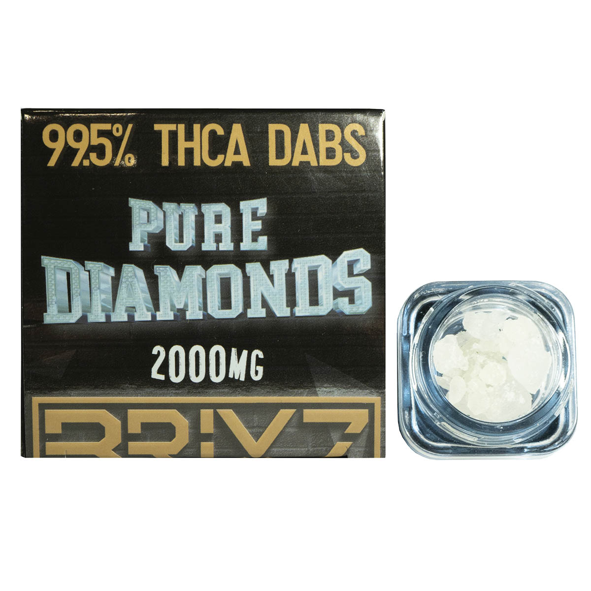 BRIXZ THC-A Dab - Pure Diamonds (2G)
