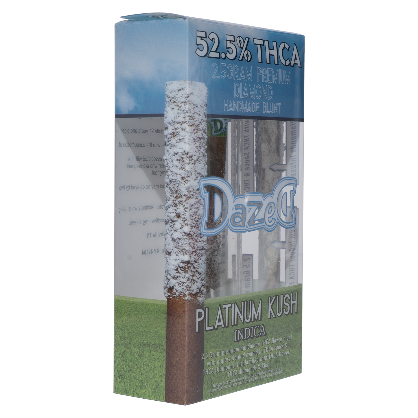 Dazed Blunt - THC-A Diamond - Platinum Kush (2.5G)