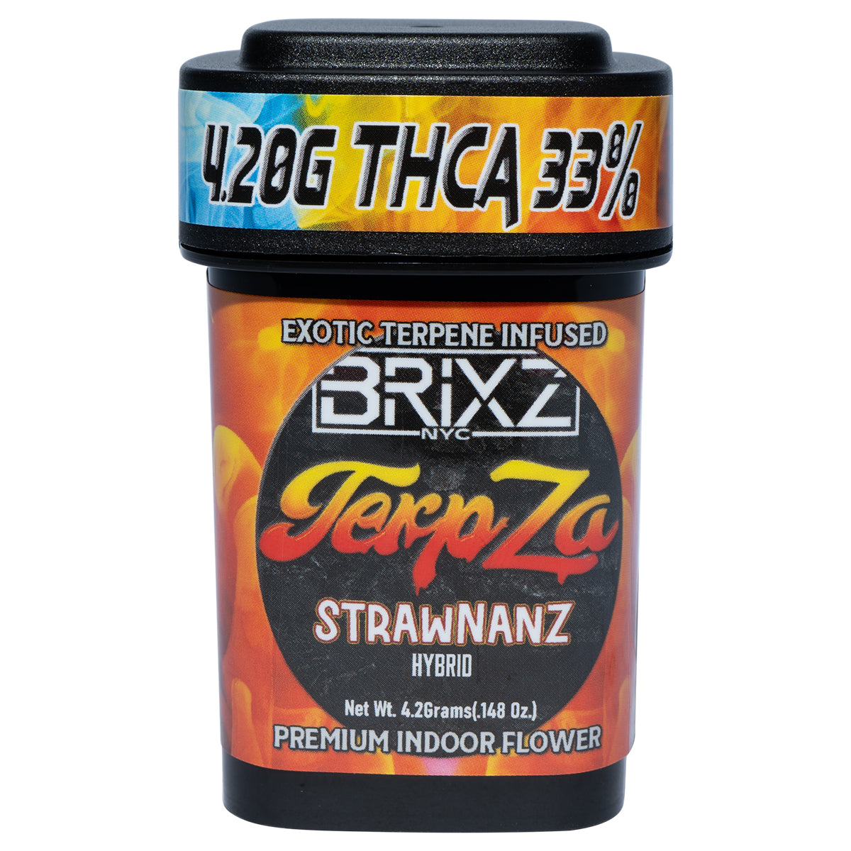 BRIXZ TerpZa THC-A Flower - Strawnanz (2G/4.2G)
