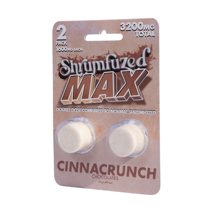 Shrumfuzed MAX 1600mg Chocolates - Cinnacrunch (2pk/6pk)