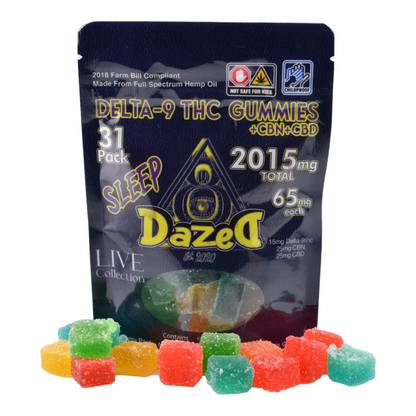 65mg Gummies - CBN/CBD/D9 Live Collection - "Sleep"