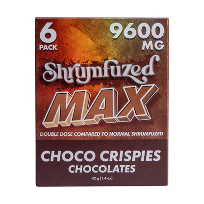 Shrumfuzed MAX 1600mg Chocolates - Choco Crispies (2pk/6pk)