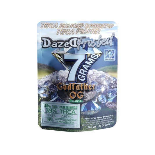 Dazed THC-A Frosted Flower - Godfather OG (7G)