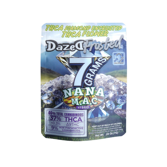 Dazed THC-A Frosted Flower - Nana Mac (7G)