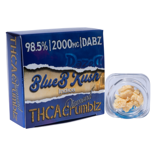 Dazed THC-A Diamond Crumblz Dab - BlueB Kush (2G)