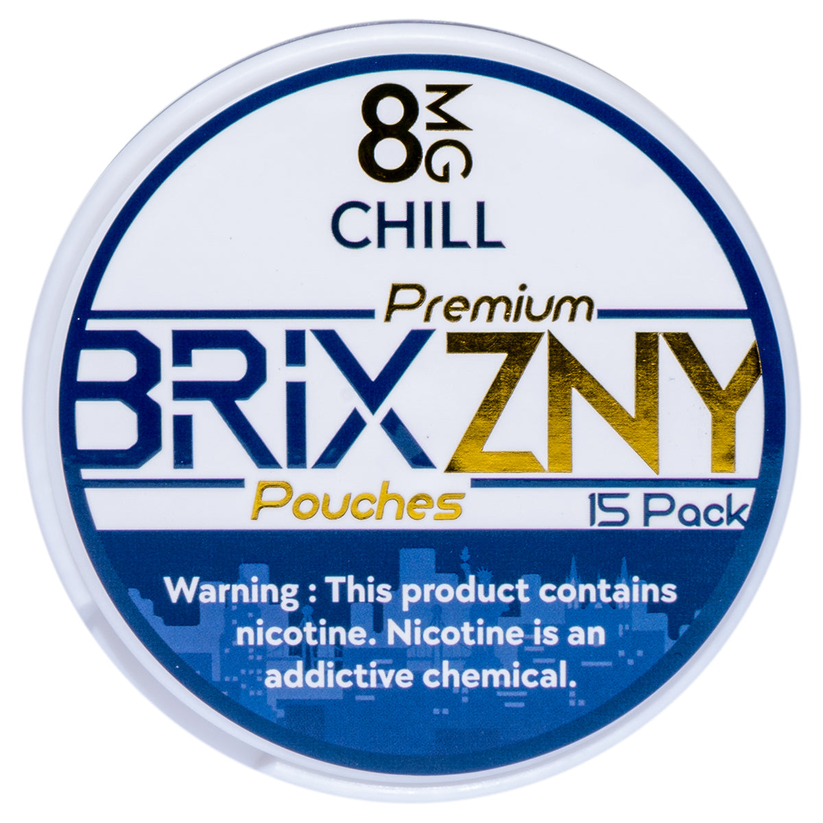BRIXZ Nicotine Pouch - 4mg, 8mg, 12mg - Chill
