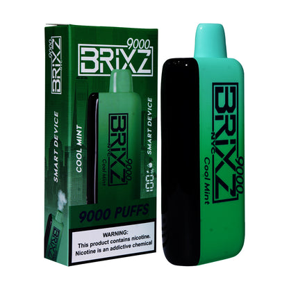 BRIXZ Nicotine Vape - 9,000 Puff - Cool Mint