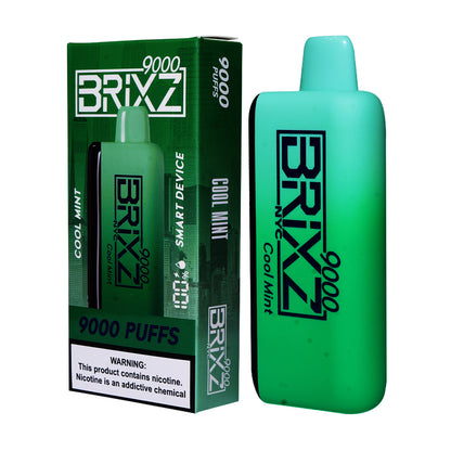 BRIXZ Nicotine Vape - 9,000 Puff - Cool Mint