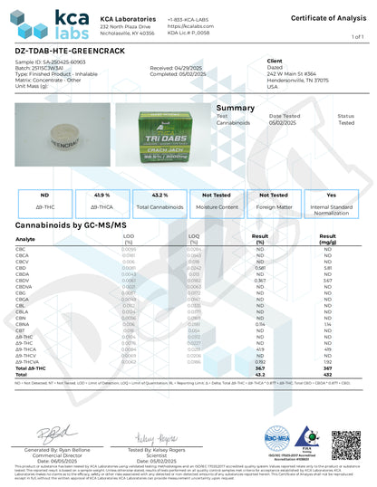 Ai Blenz Dab Triad - THC-A - Crack Jack (3G)