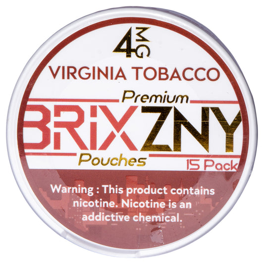 BRIXZ Nicotine Pouch - 4mg, 8mg, 12mg - Virginia Tobacco