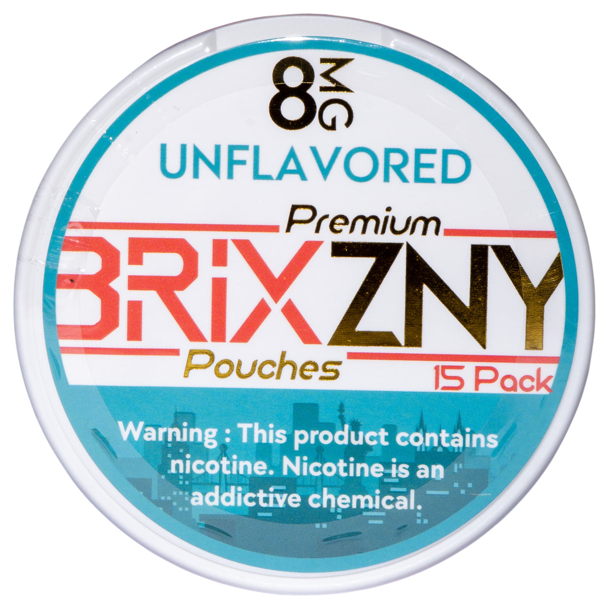 BRIXZ Nicotine Pouch - 4mg, 8mg, 12mg - Unflavored