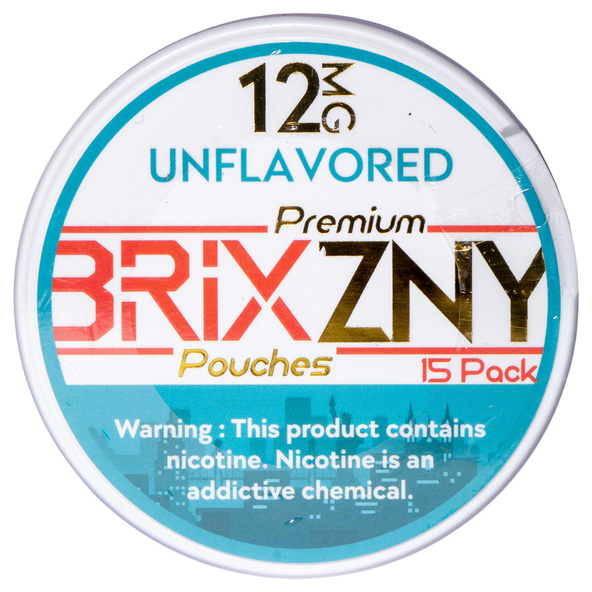 BRIXZ Nicotine Pouch - 4mg, 8mg, 12mg - Unflavored