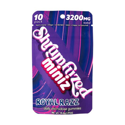 Shrumfuzed Miniz - 320mg Gummies - Royal Razz (10pk/100pk)