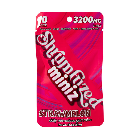 Shrumfuzed Miniz - 320mg Gummies - Strawmelon (10pk/100pk)