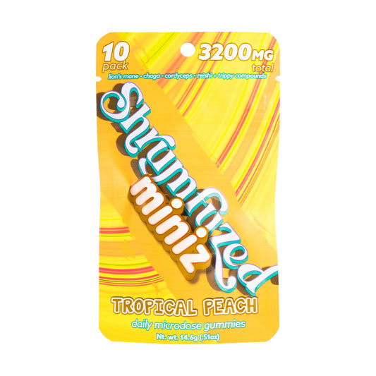 Shrumfuzed Miniz - 320mg Gummies - Tropical Peach (10pk/100pk)
