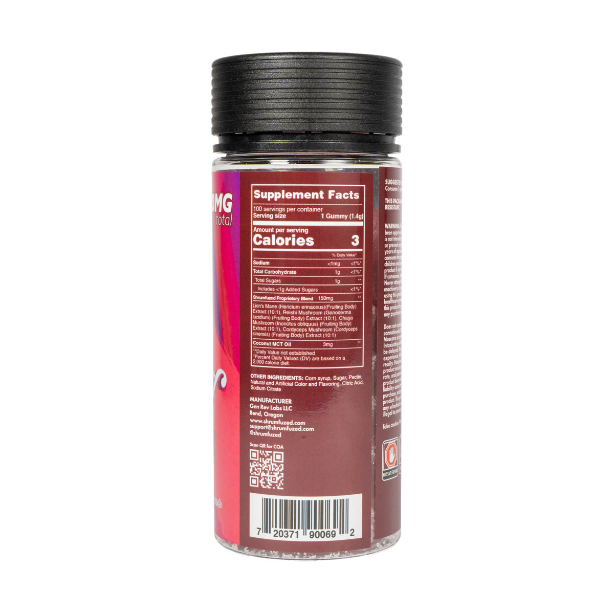 Shrumfuzed Miniz - 320mg Gummies - Strawmelon (10pk/100pk)