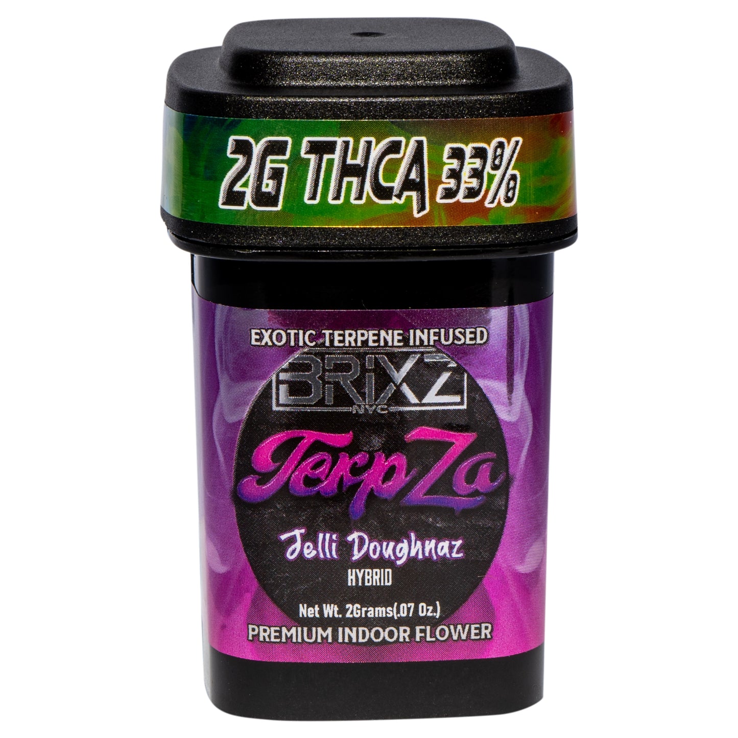 BRIXZ TerpZa THC-A Flower - Jelli Doughnaz (2G/4.2G)