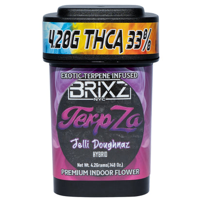 BRIXZ TerpZa THC-A Flower - Jelli Doughnaz (2G/4.2G)
