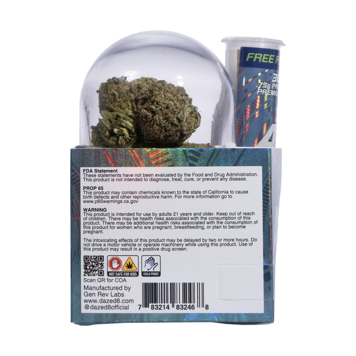 Ai Blenz THC-A Flower + Pre-Roll - Kush Dreams (7G/Bonus .75G Pre-roll)